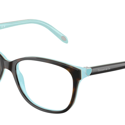 Tiffany TF2097 Square Eyeglasses  8134-Havana 52-135-16 - Color Map Tortoise