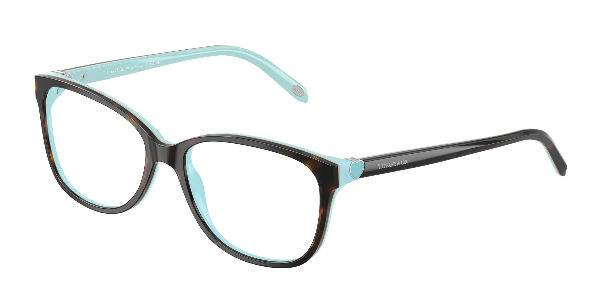 Tiffany TF2097 Square Eyeglasses  8134-Havana 52-135-16 - Color Map Tortoise
