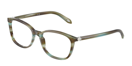 Tiffany TF2109HB Square Eyeglasses  8124-Ocean Turquoise 53-140-17 - Color Map Blue