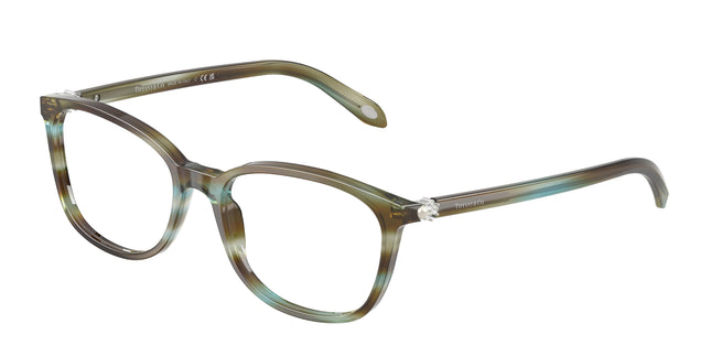 Tiffany TF2109HB Square Eyeglasses  8124-Ocean Turquoise 53-140-17 - Color Map Blue