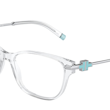 Tiffany TF2207F Rectangle Eyeglasses  8047-Clear 54-140-15 - Color Map Transparent