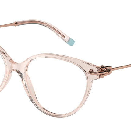 Tiffany TF2217 Cat Eye Eyeglasses  8278-Pink 53-140-17 - Color Map Pink