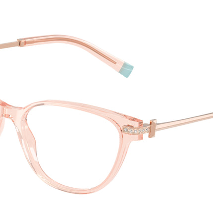 Tiffany TF2223B Cat Eye Eyeglasses  8278-Crystal Nude 54-140-16 - Color Map Transparent