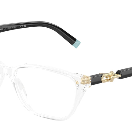 Tiffany TF2229 Rectangle Eyeglasses  8047-Clear 55-140-15 - Color Map Transparent