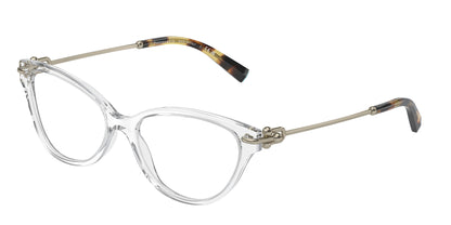 Tiffany TF2231 Cat Eye Eyeglasses  8047-Crystal 54-140-16 - Color Map Transparent