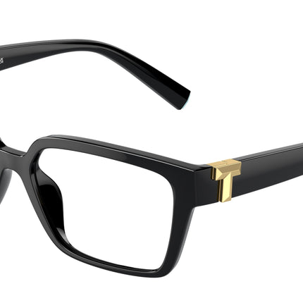 Tiffany TF2232U Rectangle Eyeglasses  8001-Black 55-140-16 - Color Map Black