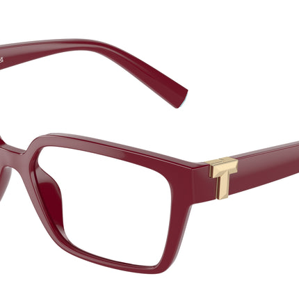 Tiffany TF2232U Rectangle Eyeglasses  8366-Fired Brick 55-140-16 - Color Map Red