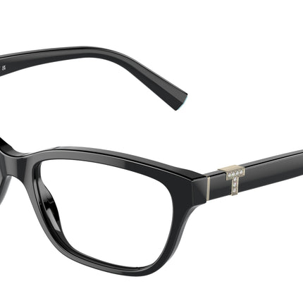 Tiffany TF2233B Pillow Eyeglasses  8001-Black 52-140-16 - Color Map Black