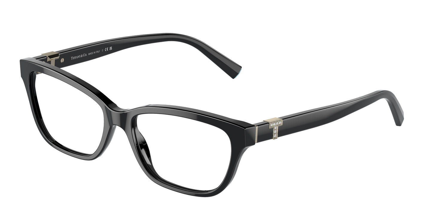 Tiffany TF2233B Pillow Eyeglasses  8001-Black 52-140-16 - Color Map Black