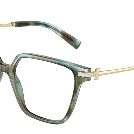 Tiffany TF2234B Square Eyeglasses  8124-Ocean Turquoise 54-140-15 - Color Map Blue
