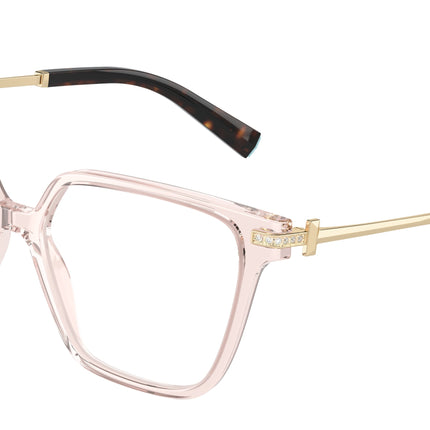 Tiffany TF2234B Square Eyeglasses  8278-Crystal Nude 54-140-15 - Color Map Transparent