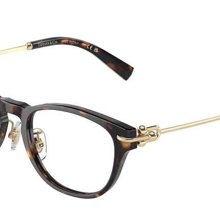 Tiffany TF2237D Pillow Eyeglasses  8015-Havana 48-140-18 - Color Map Tortoise