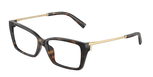 Tiffany TF2239U Rectangle Eyeglasses  8015-Havana 54-135-15 - Color Map Tortoise