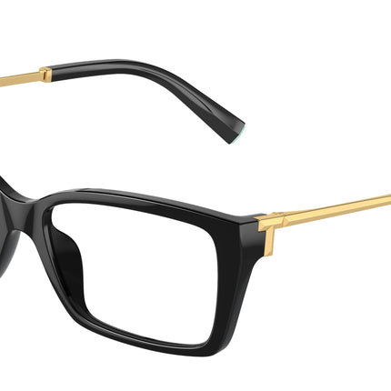 Tiffany TF2239U Rectangle Eyeglasses  8344-Black 54-135-15 - Color Map Black