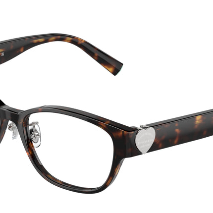 Tiffany TF2243D Pillow Eyeglasses  8015-Havana 51-140-16 - Color Map Tortoise