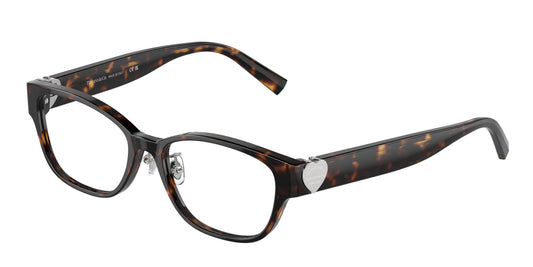 Tiffany TF2243D Pillow Eyeglasses  8015-Havana 51-140-16 - Color Map Tortoise