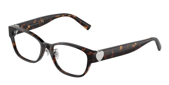 Tiffany TF2243D Pillow Eyeglasses  8015-Havana 51-140-16 - Color Map Tortoise