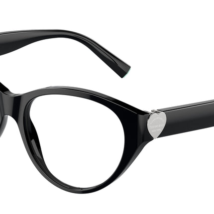 Tiffany TF2244 Phantos Eyeglasses  8001-Black 55-140-16 - Color Map Black