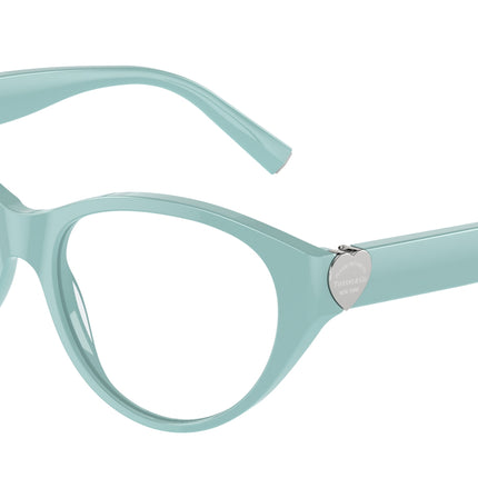 Tiffany TF2244 Phantos Eyeglasses  8388-Tiffany Blue 53-140-16 - Color Map Blue