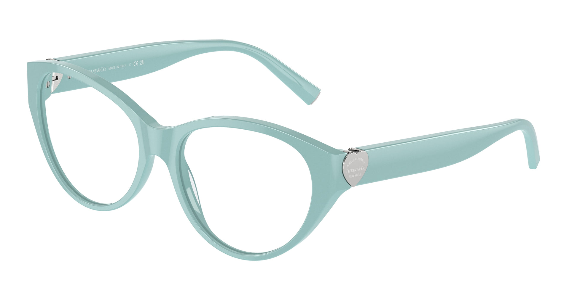 Tiffany TF2244 Phantos Eyeglasses  8388-Tiffany Blue 53-140-16 - Color Map Blue