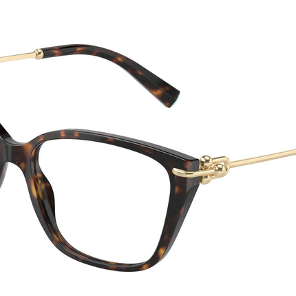 Tiffany TF2248K Pillow Eyeglasses  8404-Havana 55-140-15 - Color Map Tortoise