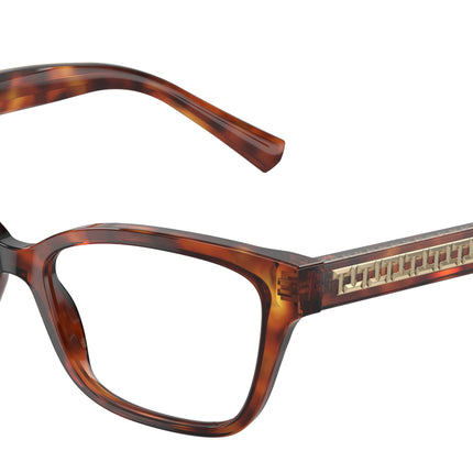 Tiffany TF2249 Butterfly Eyeglasses  8002-Havana 52-140-16 - Color Map Tortoise