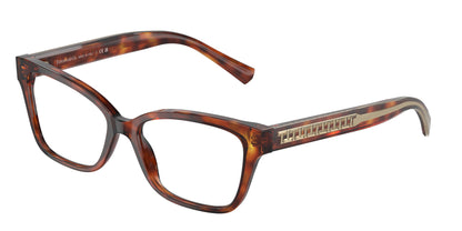 Tiffany TF2249 Butterfly Eyeglasses  8002-Havana 52-140-16 - Color Map Tortoise