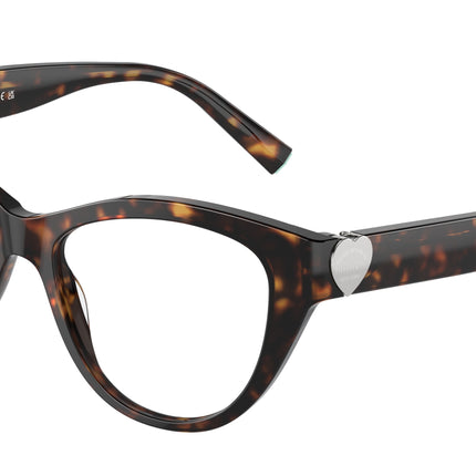 Tiffany TF2251 Cat Eye Eyeglasses  8015-Havana 53-140-16 - Color Map Tortoise