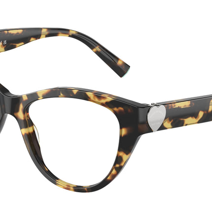 Tiffany TF2251 Cat Eye Eyeglasses  8064-Havana 53-140-16 - Color Map Tortoise
