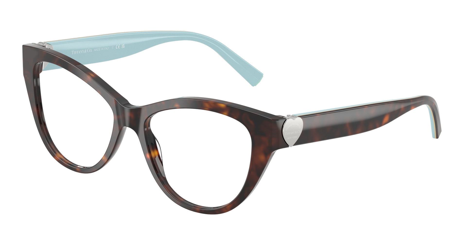 Tiffany TF2251 Cat Eye Eyeglasses  8363-Havana 53-140-16 - Color Map Tortoise