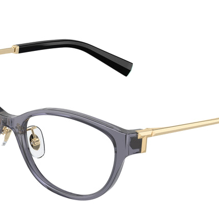 Tiffany TF2252D Oval Eyeglasses  8405-Crystal Dark Violet 51-140-18 - Color Map Violet