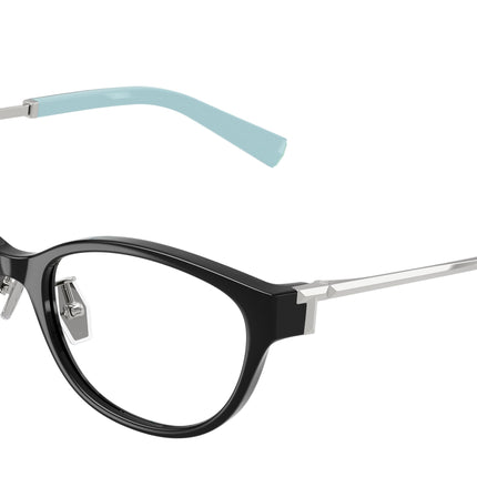 Tiffany TF2252D Oval Eyeglasses  8406-Black 51-140-18 - Color Map Black