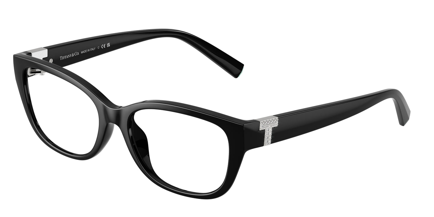 Tiffany TF2254BU Pillow Eyeglasses  8001-Black 54-140-17 - Color Map Black
