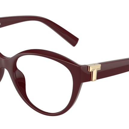 Tiffany TF2255U Cat Eye Eyeglasses  8389-Burgundy 54-140-17 - Color Map Violet