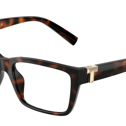 Tiffany TF2256U Pillow Eyeglasses  8015-Havana 54-140-17 - Color Map Tortoise