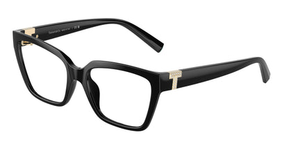 Tiffany TF2257BU Square Eyeglasses  8001-Black 54-140-17 - Color Map Black