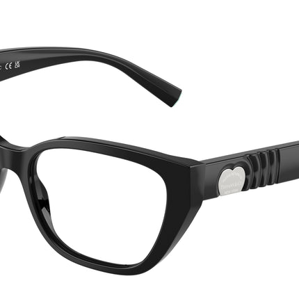 Tiffany TF2259F Cat Eye Eyeglasses  8001-Black 54-140-16 - Color Map Black