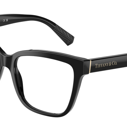 Tiffany TF2260F Cat Eye Eyeglasses  8001-Black 53-140-16 - Color Map Black