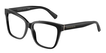 Tiffany TF2260F Cat Eye Eyeglasses  8001-Black 53-140-16 - Color Map Black