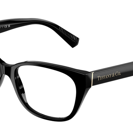 Tiffany TF2261 Pillow Eyeglasses  8001-Black 54-140-17 - Color Map Black