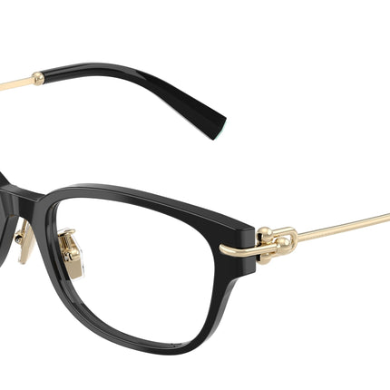 Tiffany TF2262F Pillow Eyeglasses  8001-Black 52-140-17 - Color Map Black