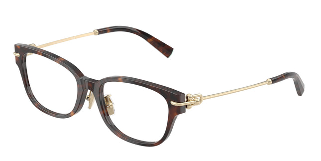 Tiffany TF2262F Pillow Eyeglasses  8015-Havana 52-140-17 - Color Map Tortoise