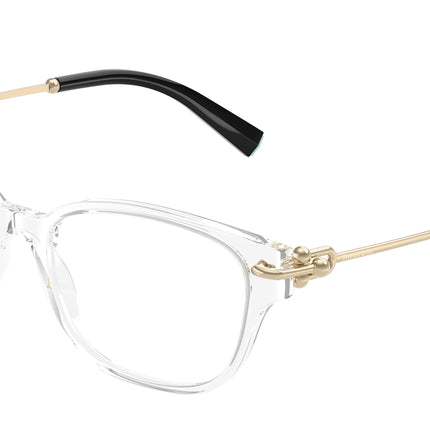 Tiffany TF2262 Pillow Eyeglasses  8047-Clear 54-140-17 - Color Map Transparent