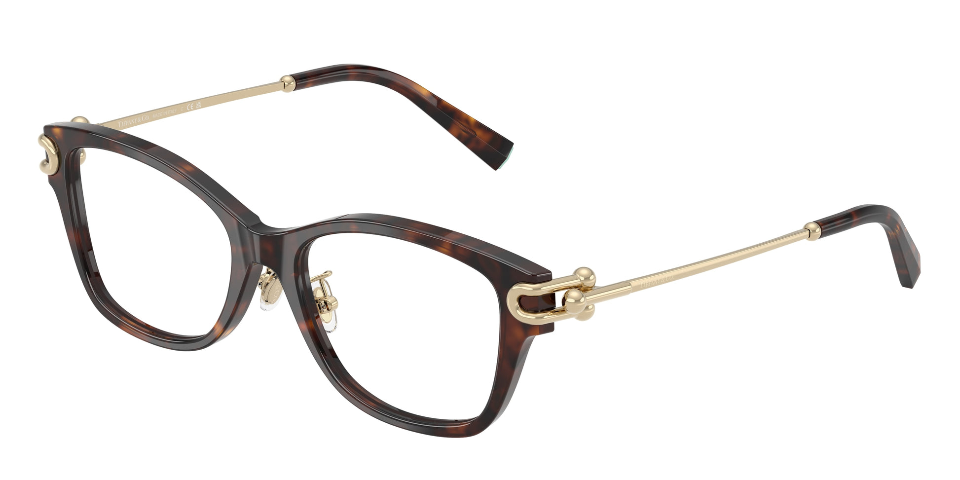 Tiffany TF2266F Butterfly Eyeglasses  8015-Havana 51-140-17 - Color Map Tortoise