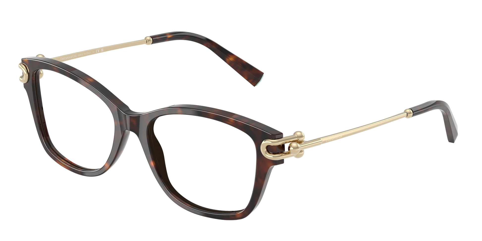 Tiffany TF2266 Butterfly Eyeglasses  8015-Havana 53-140-17 - Color Map Tortoise