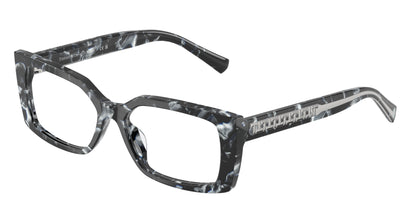 Tiffany TF2269U Rectangle Eyeglasses  8428-Havana Madreperla 54-140-16 - Color Map Tortoise