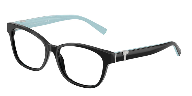 Tiffany TF2270BF Pillow Eyeglasses  8001-Black 53-140-16 - Color Map Black