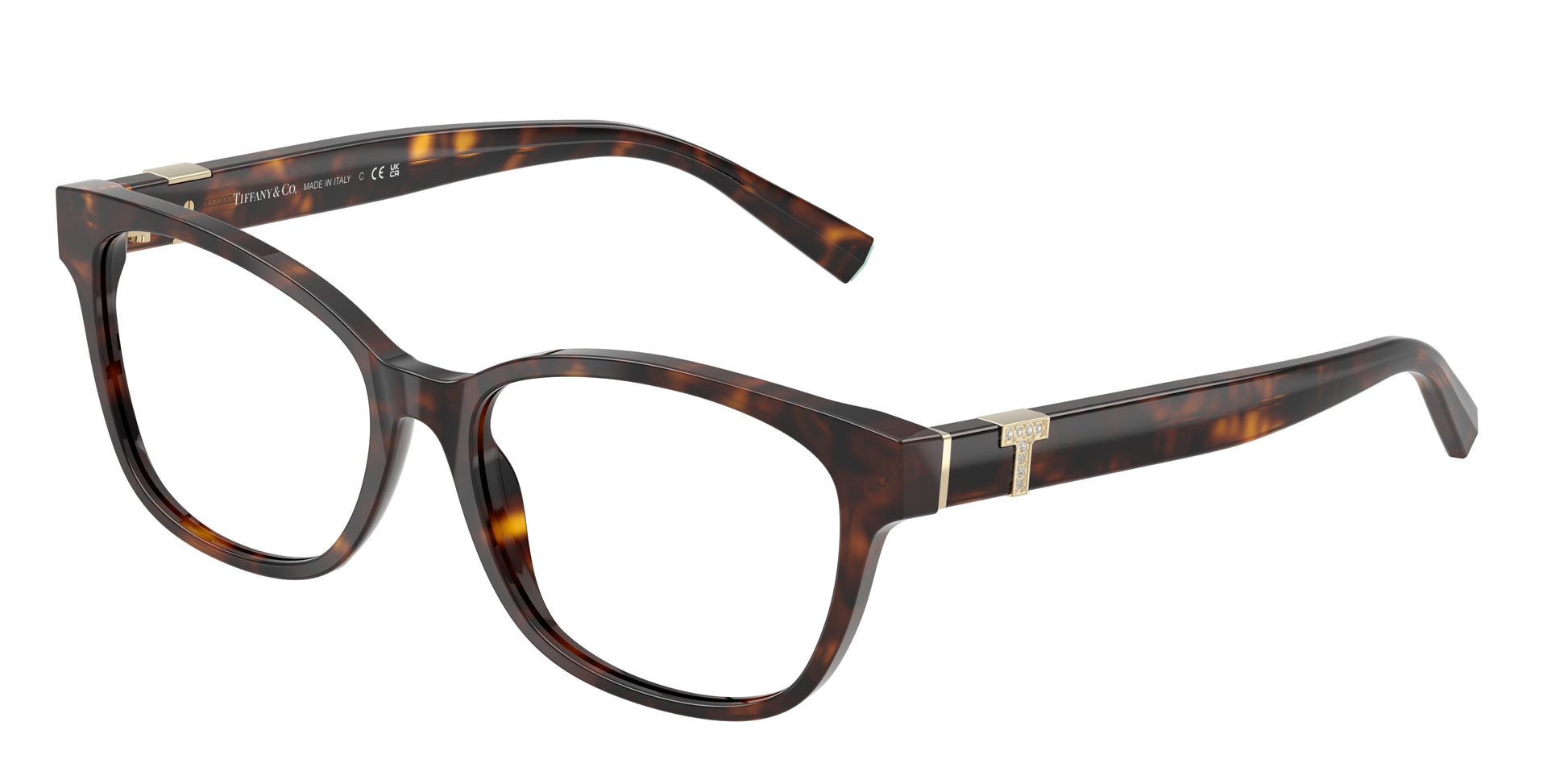 Tiffany TF2270BF Pillow Eyeglasses  8015-Havana 53-140-16 - Color Map Tortoise