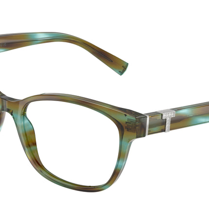 Tiffany TF2270B Pillow Eyeglasses  8124-Ocean Turquoise 55-140-16 - Color Map Blue