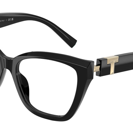 Tiffany TF2271 Cat Eye Eyeglasses  8001-Black 54-140-17 - Color Map Black